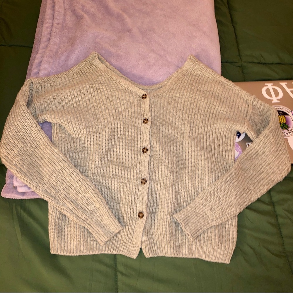 Button Down Sweater!